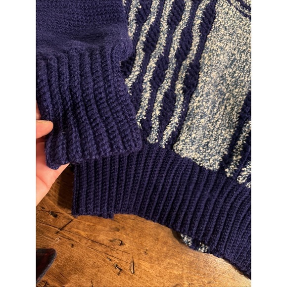 Vintage Handmade Granny Core Cropped Cardigan Sweater SzS Buttons Artisan Made - Picture 14 of 16